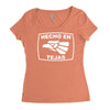 hecho en tejas Women's Triblend Scoop T-shirt