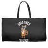 good times tan lines Weekender Totes