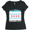 Chicago City Women's Triblend Scoop T-shirt