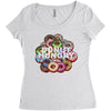 donut hungry Women's Triblend Scoop T-shirt