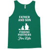 Father and Son Fishing Partners For Life Tank Top