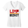 limp bizkit black logo Women's V-Neck T-Shirt