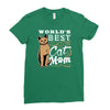 best cat mom Ladies Fitted T-Shirt