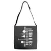 spaceship timeline funny  sci fi star retro wars trek joke cool Adjustable Strap Totes