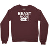 beast mode on Crewneck Sweatshirt