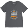 Legends are born in January V-Neck Tee
