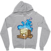 sticker box Zipper Hoodie
