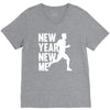 new year, new me running fitness V-Neck Tee