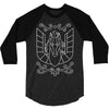 pegasus cloth box 3/4 Sleeve Shirt