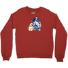 droid hug Crewneck Sweatshirt