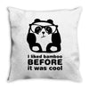 i liked bamboo Throw Pillow
