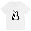 crying panda V-Neck Tee