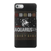 santa aquarius christmas ugly t shirts iPhone 7 Case