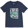 fishing fanatics1 V-Neck Tee