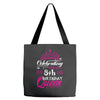 Celebrating With the 8th Birthday Queen Tote Bags