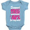 I Wear Pink For My Aunt Baby Onesie