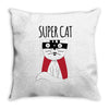 Super Cat Throw Pillow