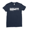sarcasm  funny comic technology laugh Ladies Fitted T-Shirt