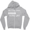 dad to be loading please wait Zipper Hoodie