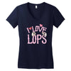 i love lops lots Women's V-Neck T-Shirt