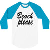 beach please 3/4 Sleeve Shirt