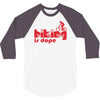 biking is dope 3/4 Sleeve Shirt