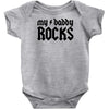 daddy rocks Baby Onesie