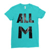 deku all m t shirt hero academia galaxy Ladies Fitted T-Shirt
