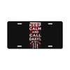 Keep Calm And Call Daryl License Plate