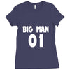 big man little man father son matching1 Ladies Fitted T-Shirt