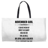 Super November Girl Weekender Totes
