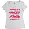 casual friday Women's Triblend Scoop T-shirt