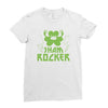 sham rocker shamrock Ladies Fitted T-Shirt