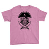 skull with beard Youth Tee
