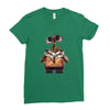 Wall-E Friends Groot Ladies Fitted T-Shirt