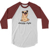 doggy style 3/4 Sleeve Shirt