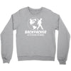 Backpacker Let's Explore The World Crewneck Sweatshirt