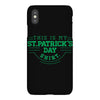 this is my st. patrick's day shirt iPhoneX