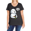 smart dog Ladies Curvy T-Shirt
