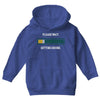 please wait. getting drunk. Youth Hoodie