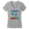 caaan't do! Women's V-Neck T-Shirt