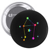 libra rainbow sign Pin-back button