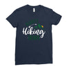 Daddy's Hiking Buddy Ladies Fitted T-Shirt