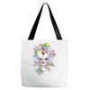 flying rainbow skull island Tote Bags