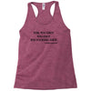 Flee You Idiot Racerback Tank