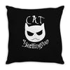 cat skellington Throw Pillow