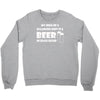 a balanced diet is a beer in each hand Crewneck Sweatshirt