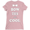 bow ties are cool Ladies Fitted T-Shirt