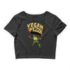 vegan pizza power Crop Top