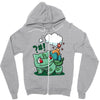 bombasaur Zipper Hoodie